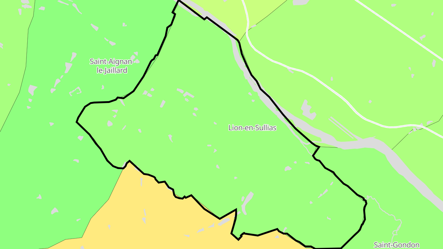 Carte des prix de l'immobilier Lion-en-Sullias