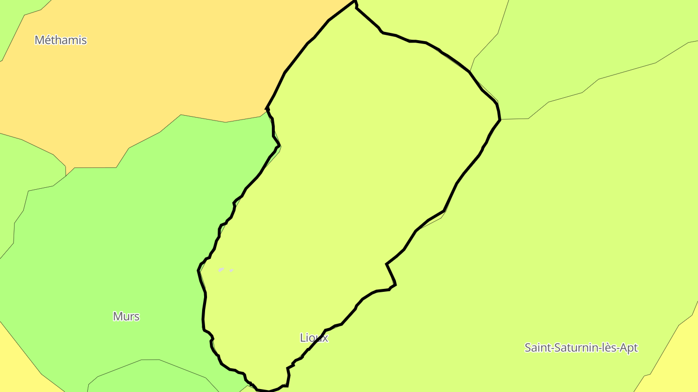 Carte des prix de l'immobilier Lioux