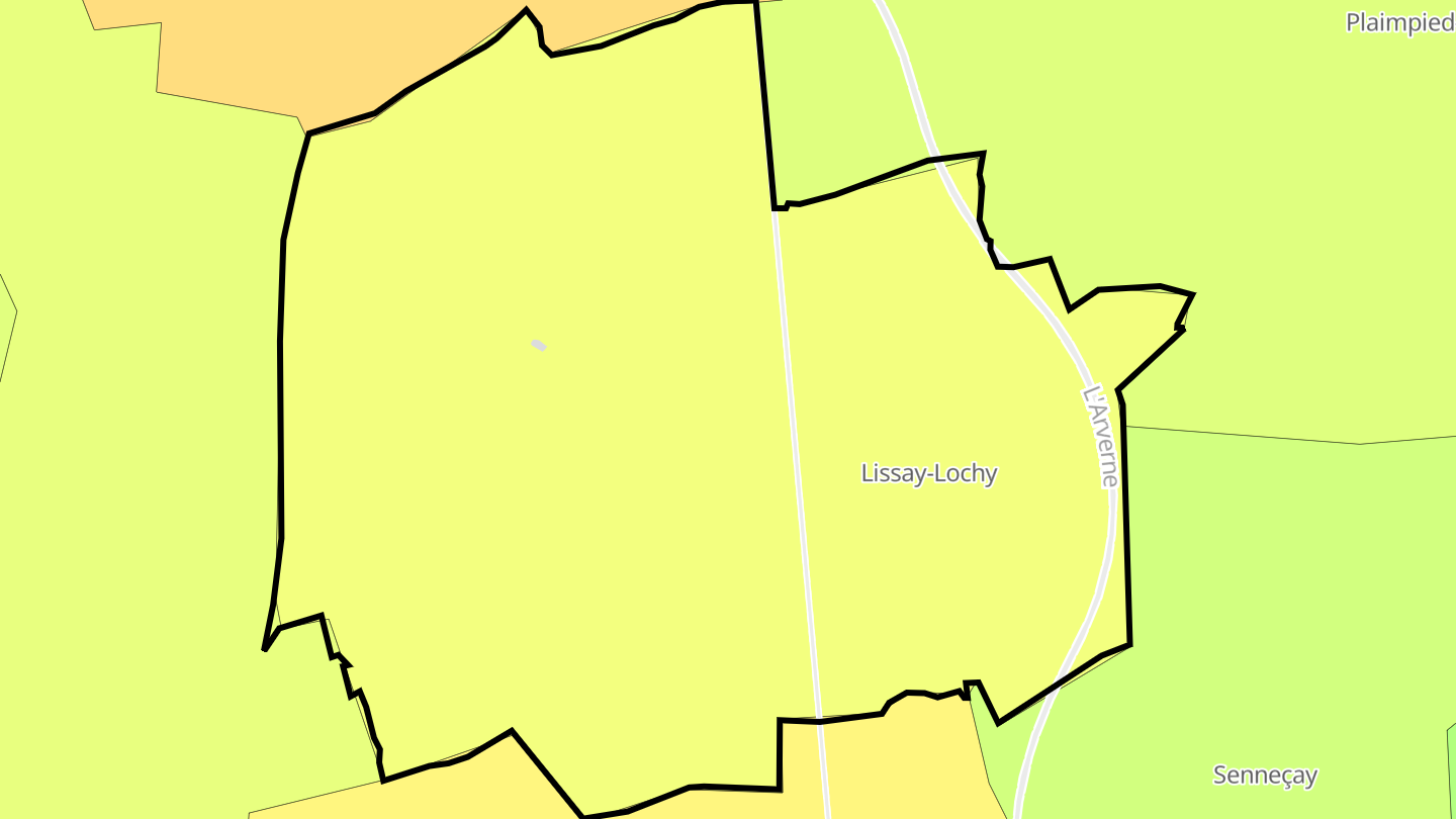 Carte des prix de l'immobilier Lissay-Lochy