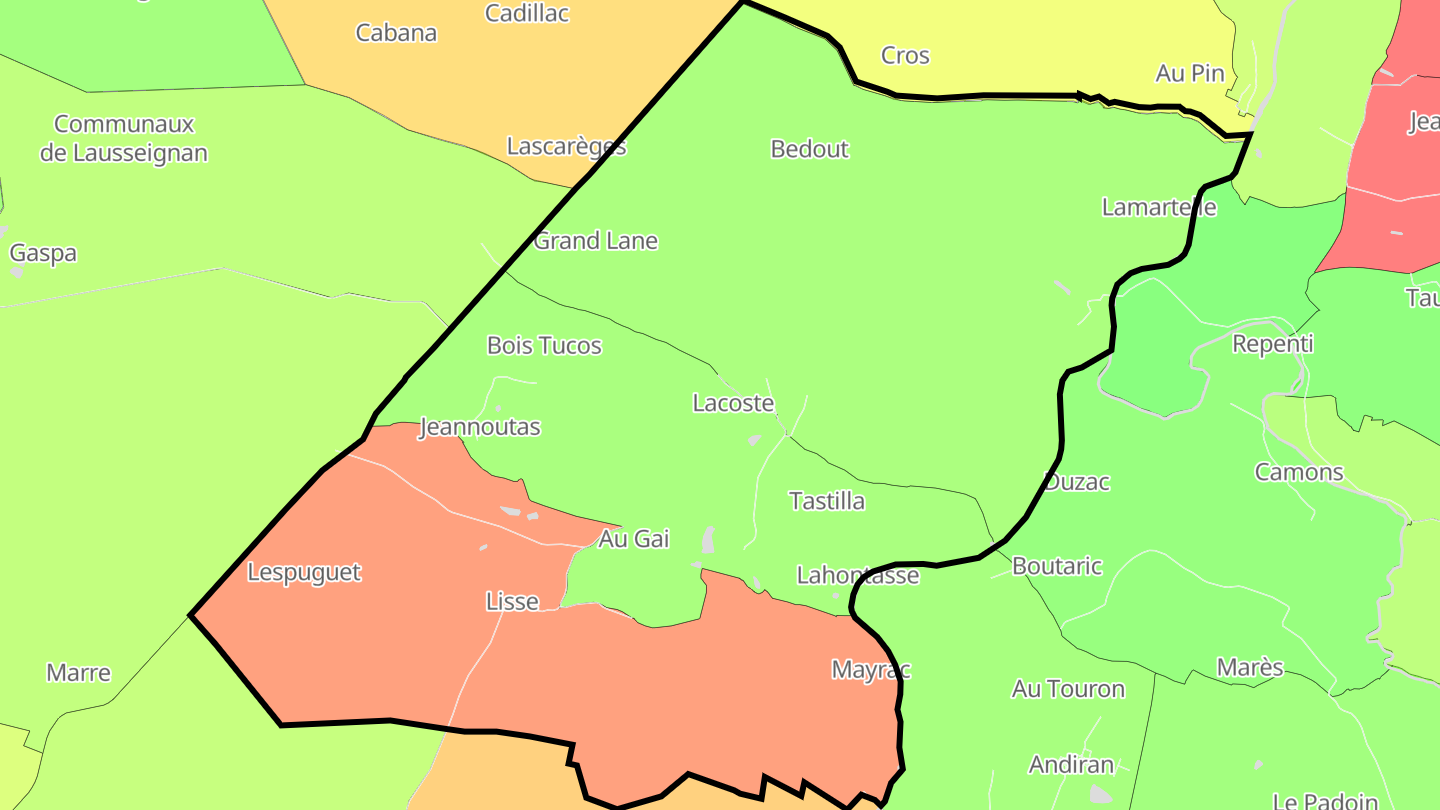 Carte des prix de l'immobilier Lisse