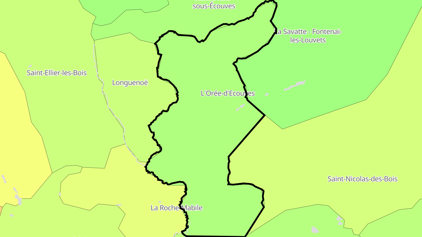 Carte des prix de l'immobilier Livaie
