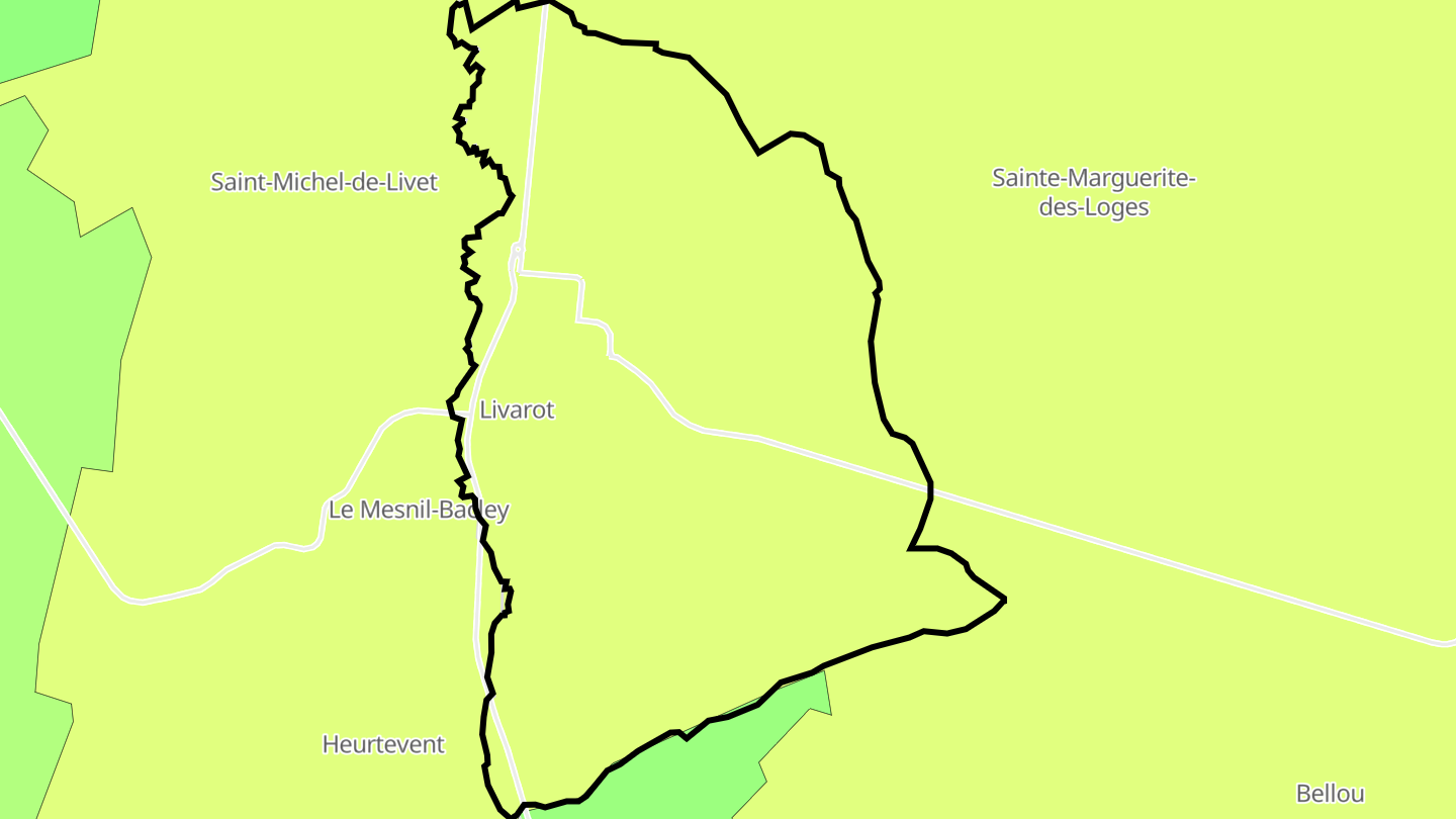 Carte des prix de l'immobilier Livarot