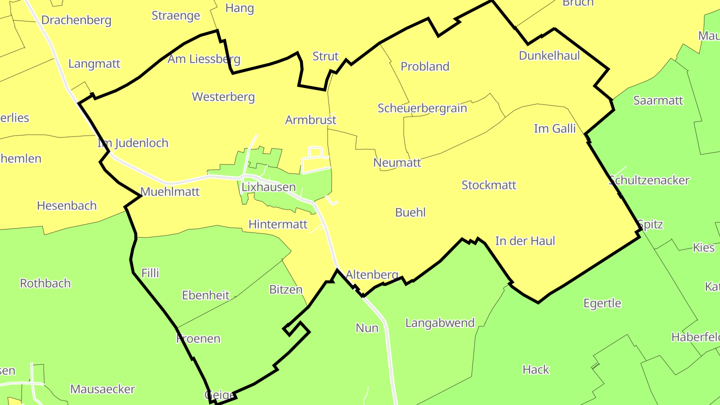 Carte des prix de l'immobilier Lixhausen