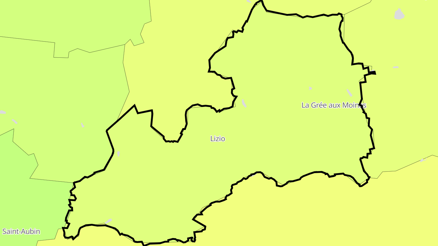 Carte des prix de l'immobilier Lizio