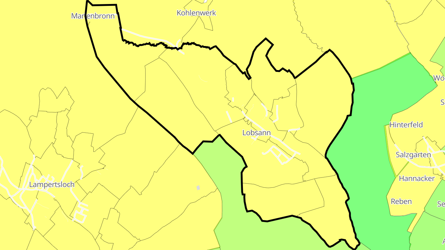 Carte des prix de l'immobilier Lobsann