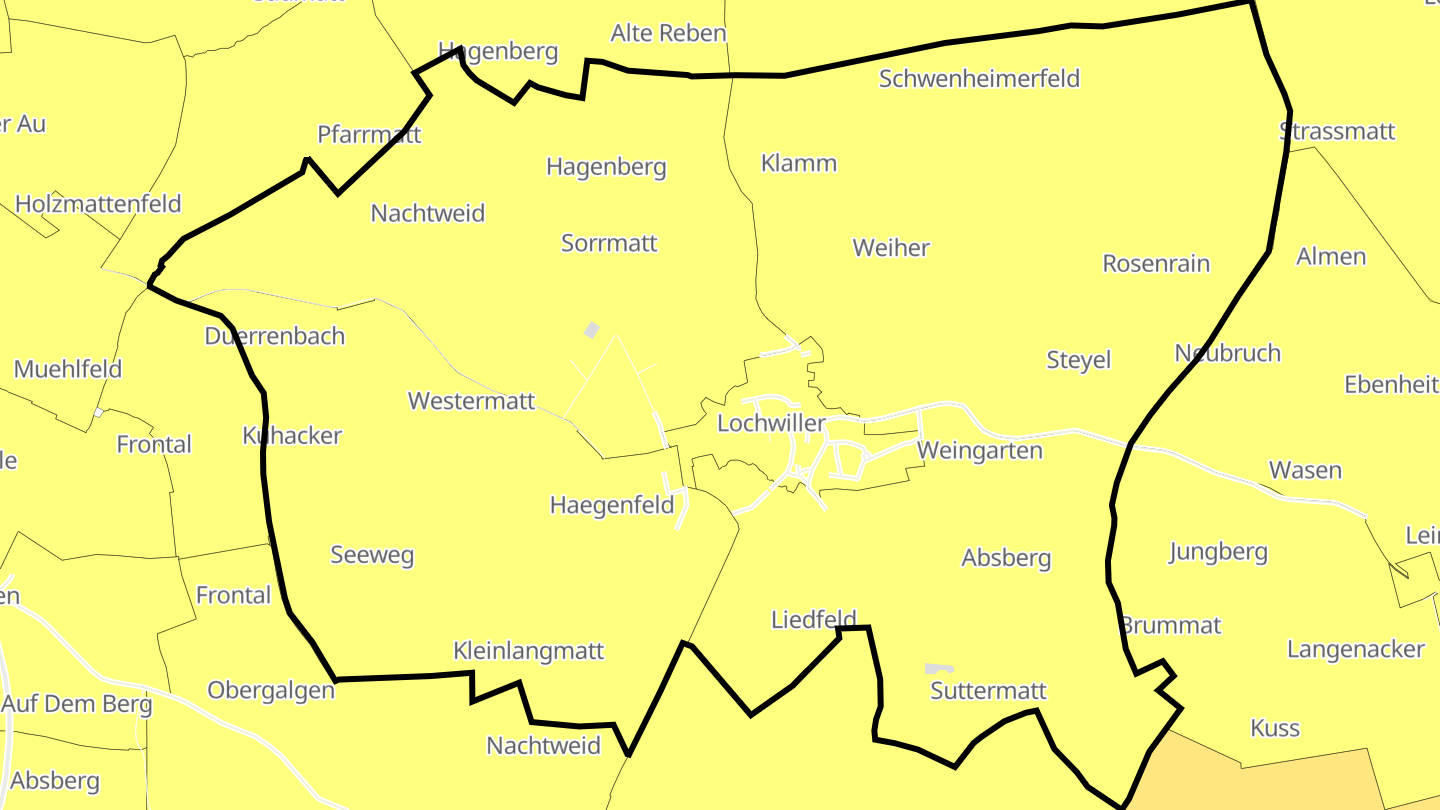 Carte des prix de l'immobilier Lochwiller