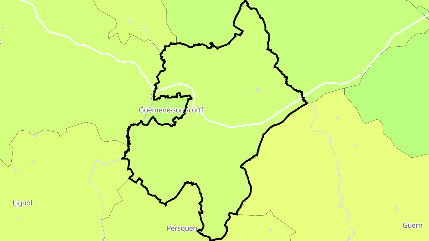 Carte des prix de l'immobilier Locmalo