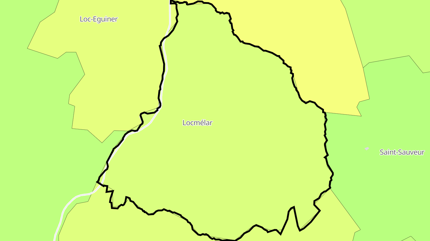 Carte des prix de l'immobilier Locmélar