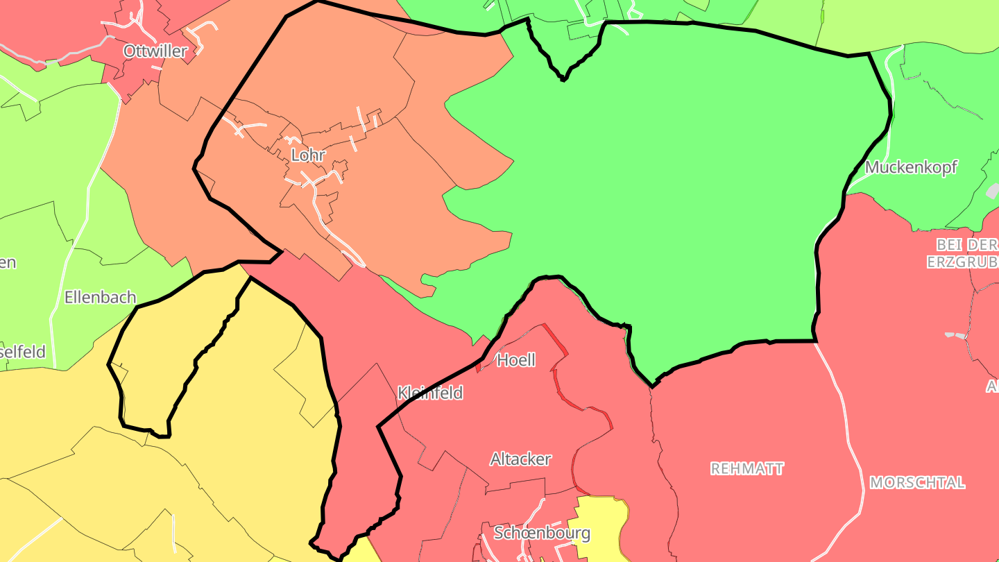 Carte des prix de l'immobilier Lohr