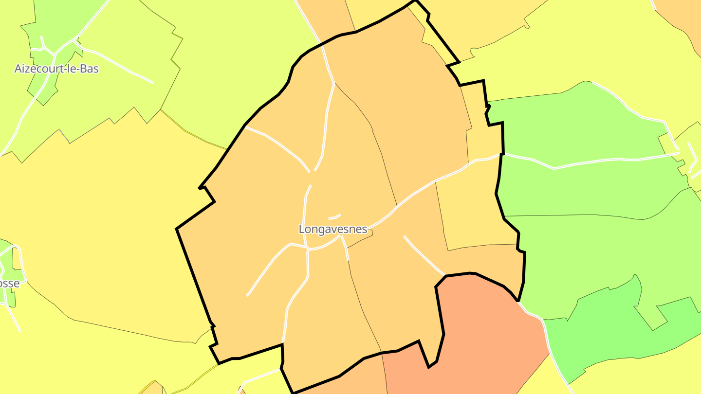 Carte des prix de l'immobilier Longavesnes