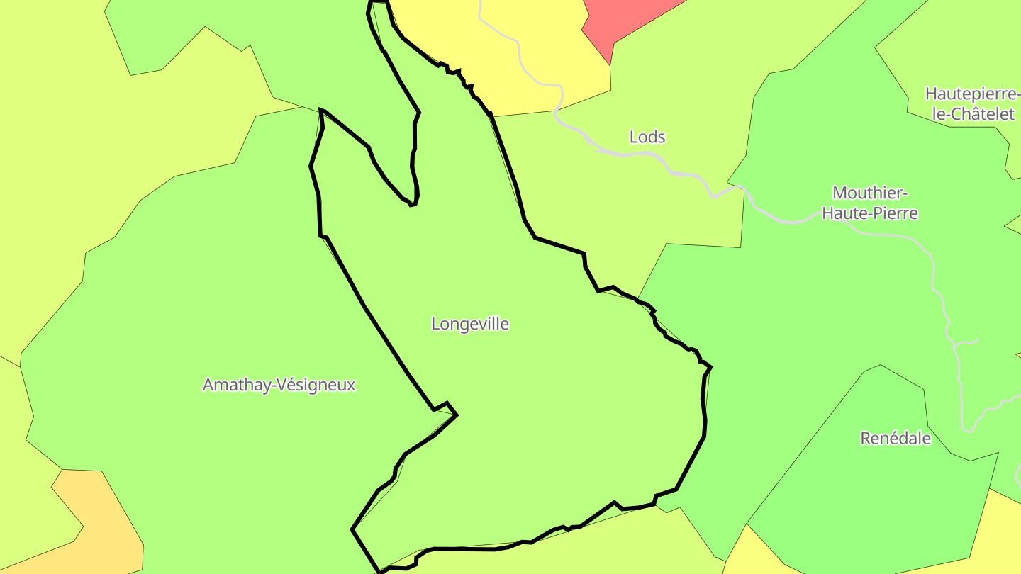 Carte des prix de l'immobilier Longeville