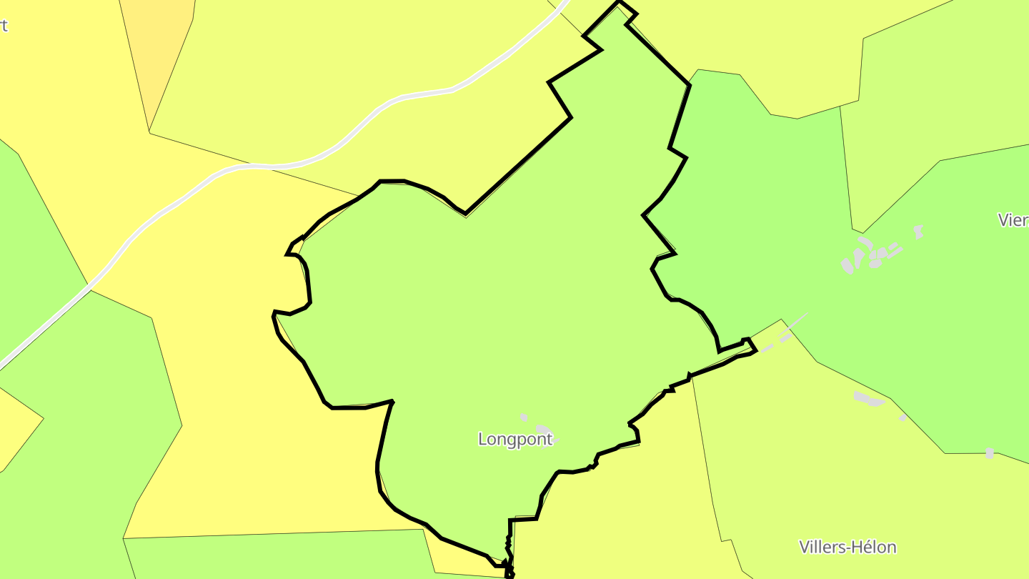 Carte des prix de l'immobilier Longpont