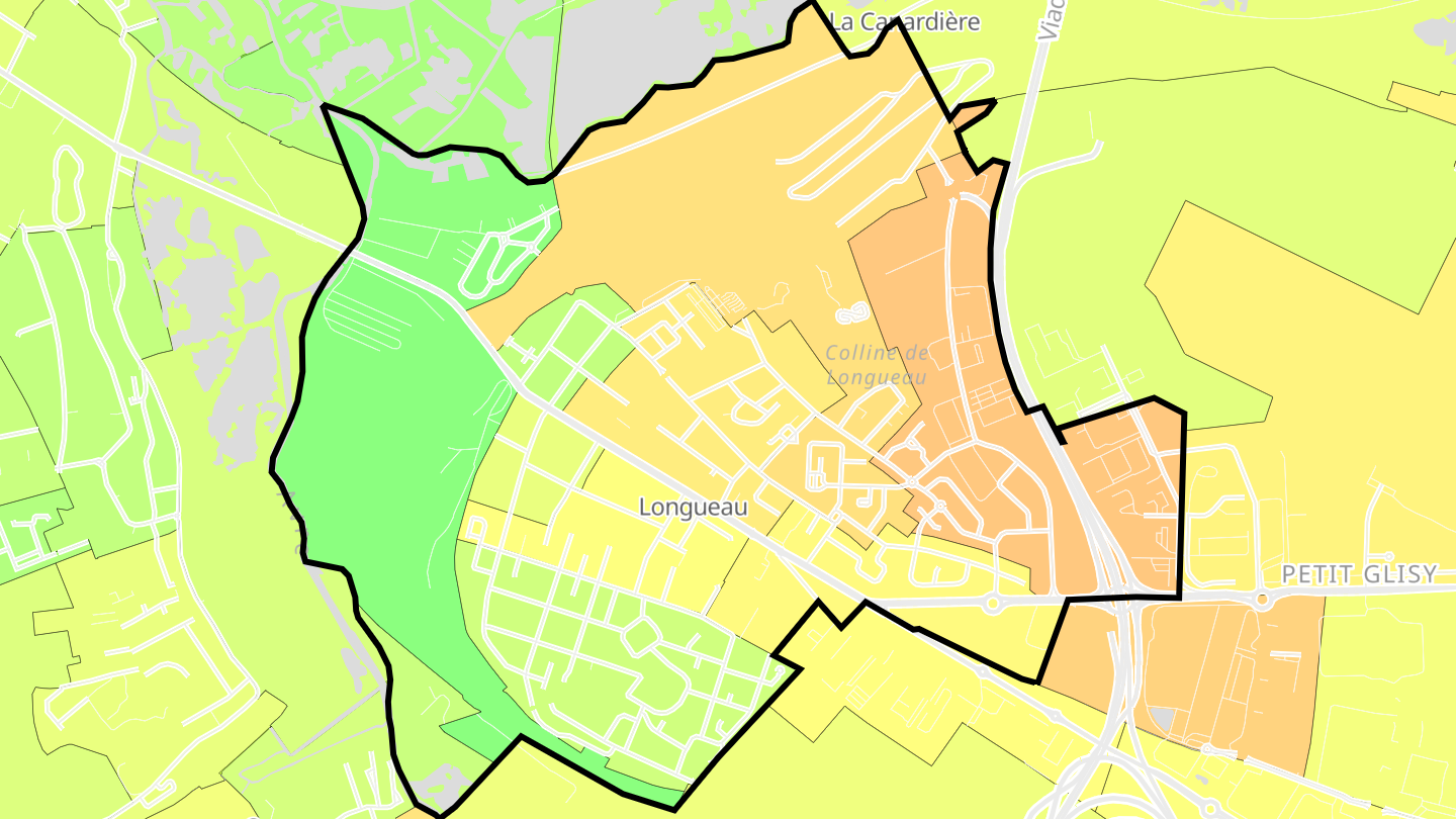 Carte des prix de l'immobilier Longueau