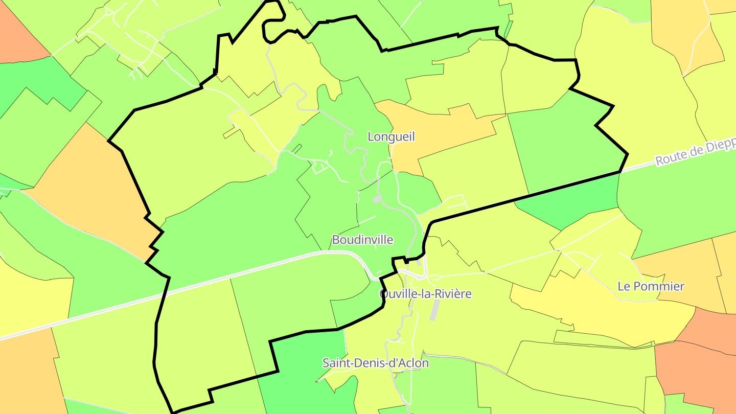 Carte des prix de l'immobilier Longueil
