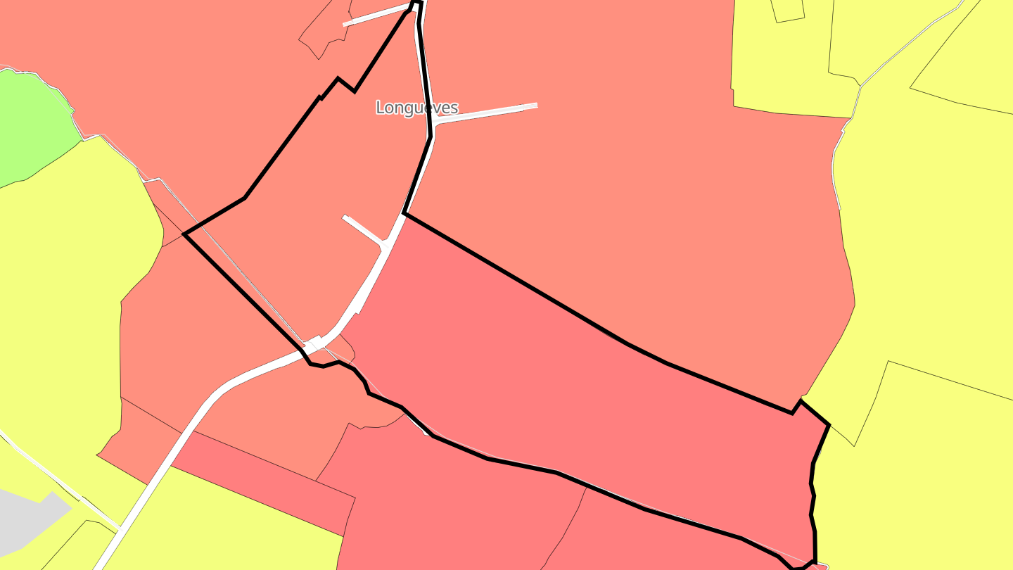 Carte des prix de l'immobilier Longuèves