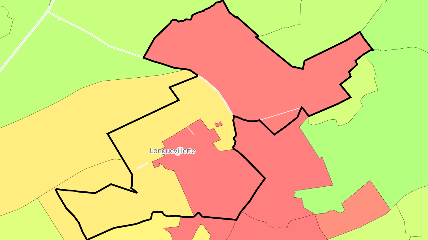 Carte des prix de l'immobilier Longuevillette