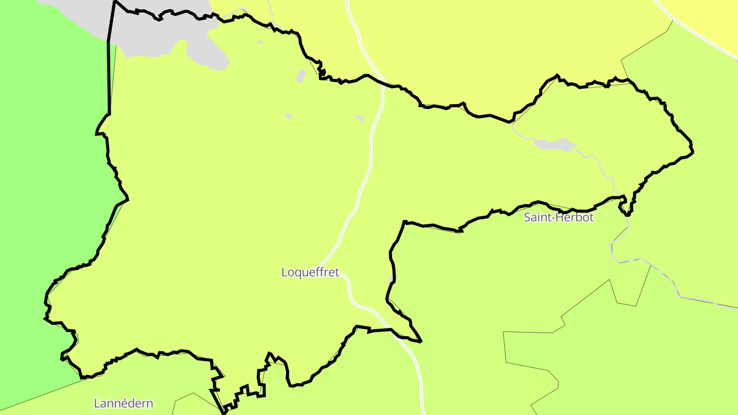 Carte des prix de l'immobilier Loqueffret