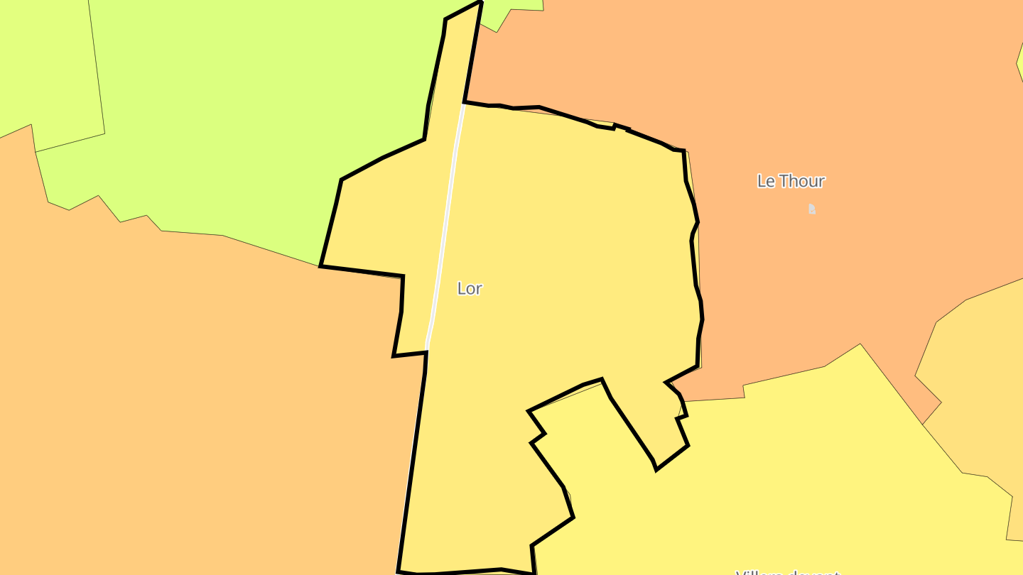 Carte des prix de l'immobilier Lor