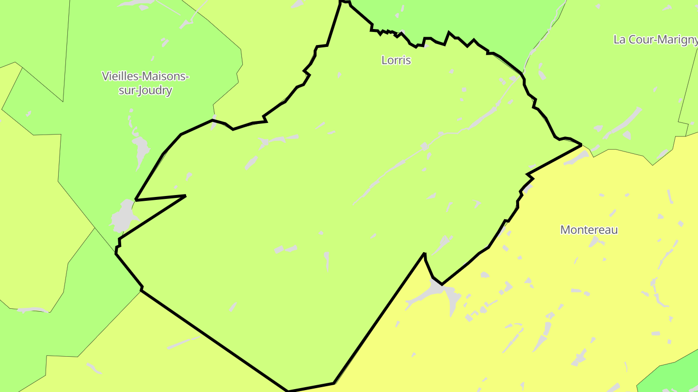 Carte des prix de l'immobilier Lorris