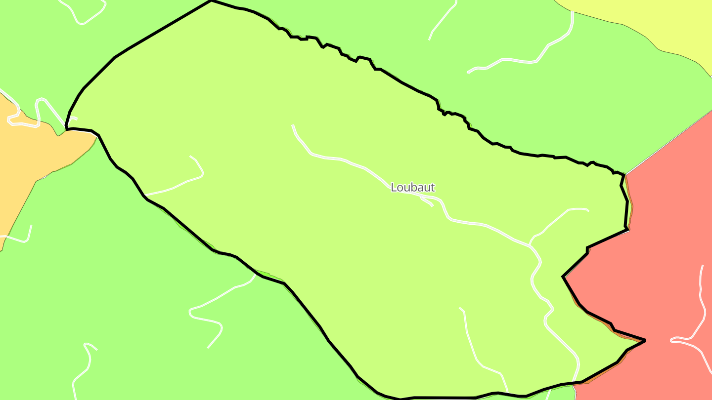 Carte des prix de l'immobilier Loubaut