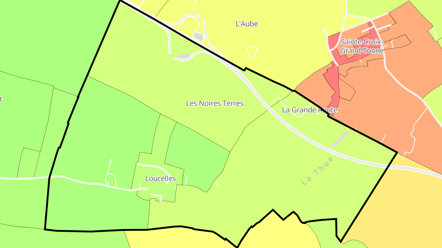 Carte des prix de l'immobilier Loucelles