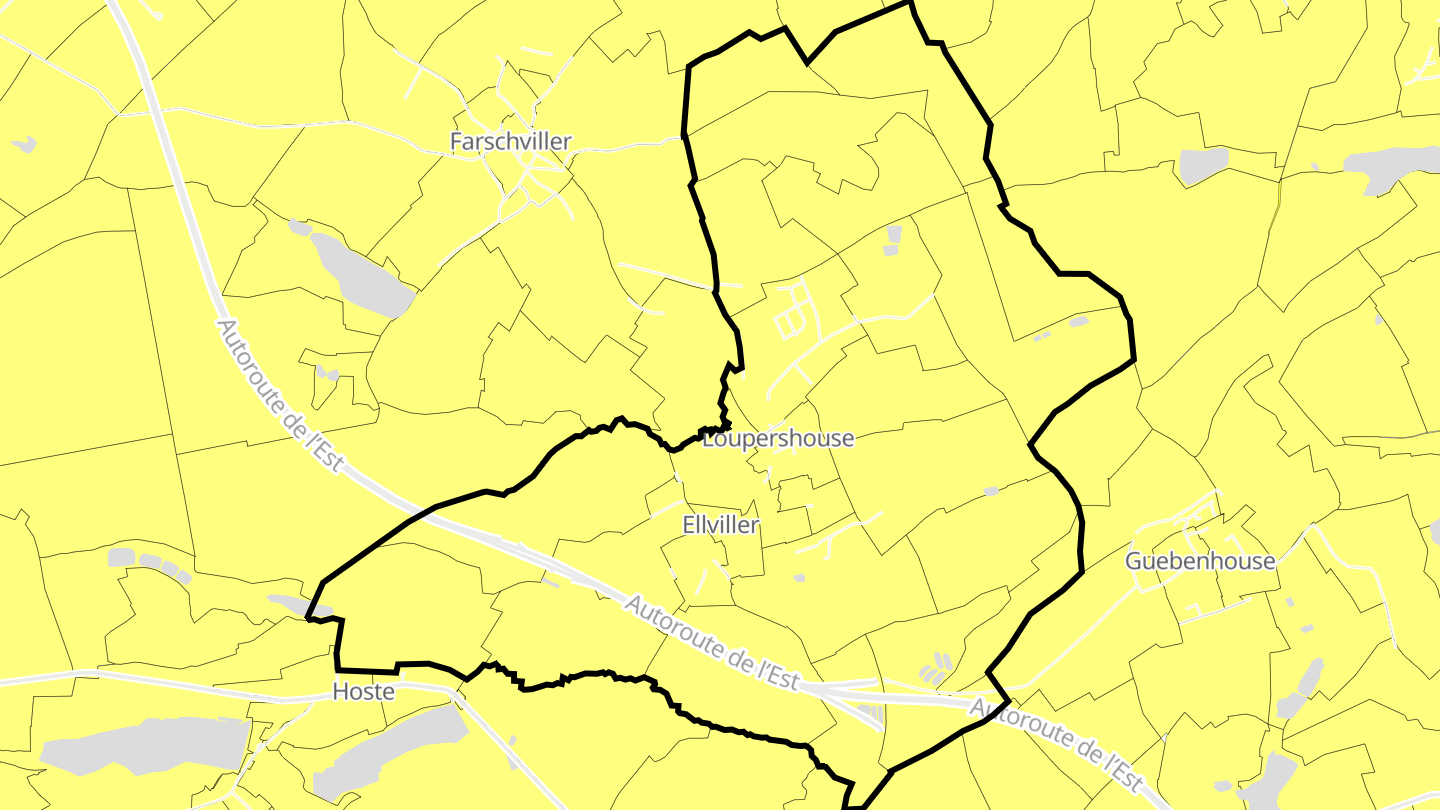 Carte des prix de l'immobilier Loupershouse