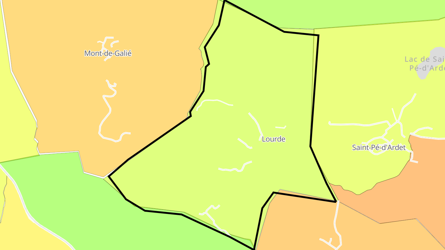 Carte des prix de l'immobilier Lourde