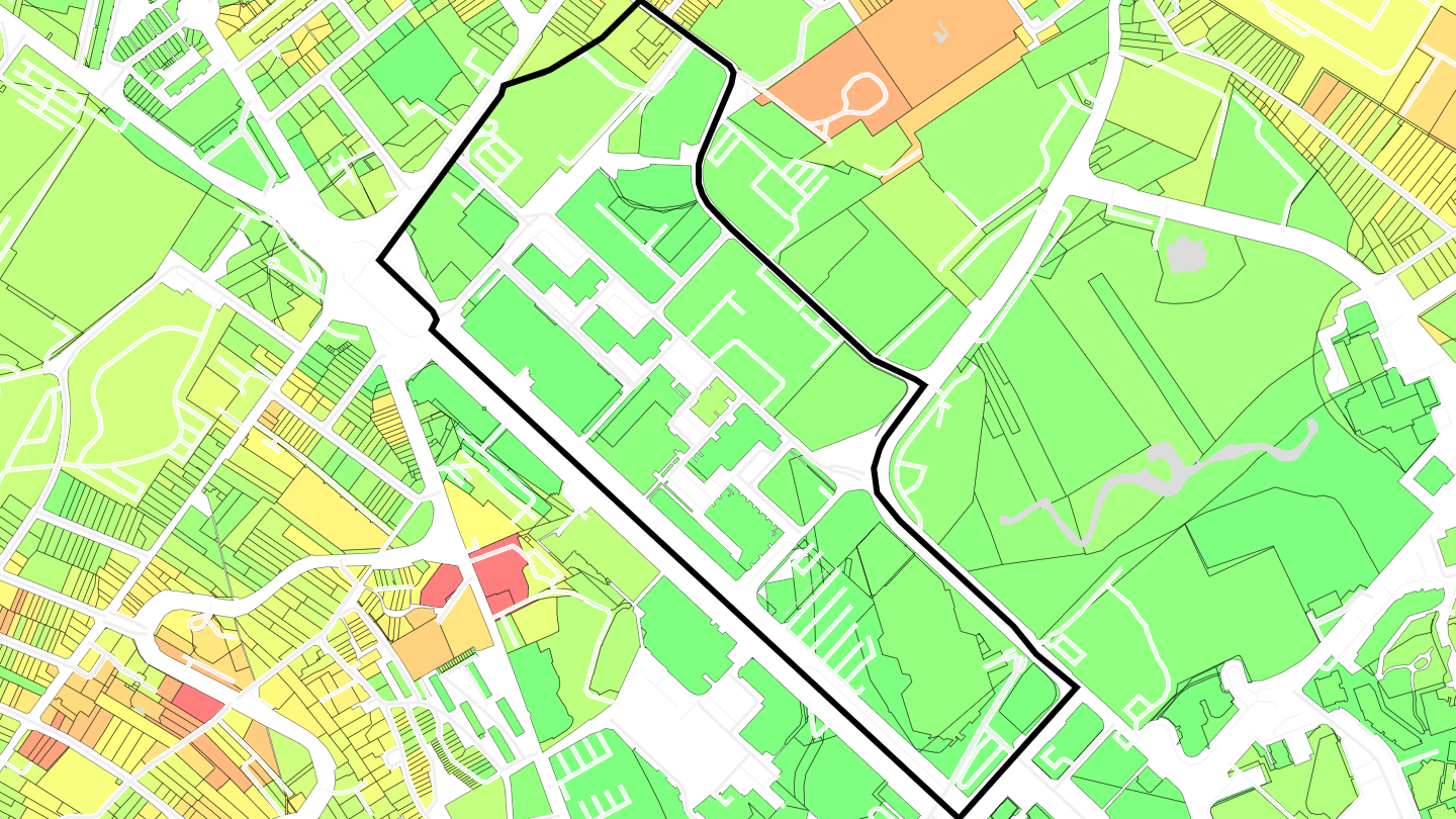 Carte des prix de l'immobilier Louvain Nations