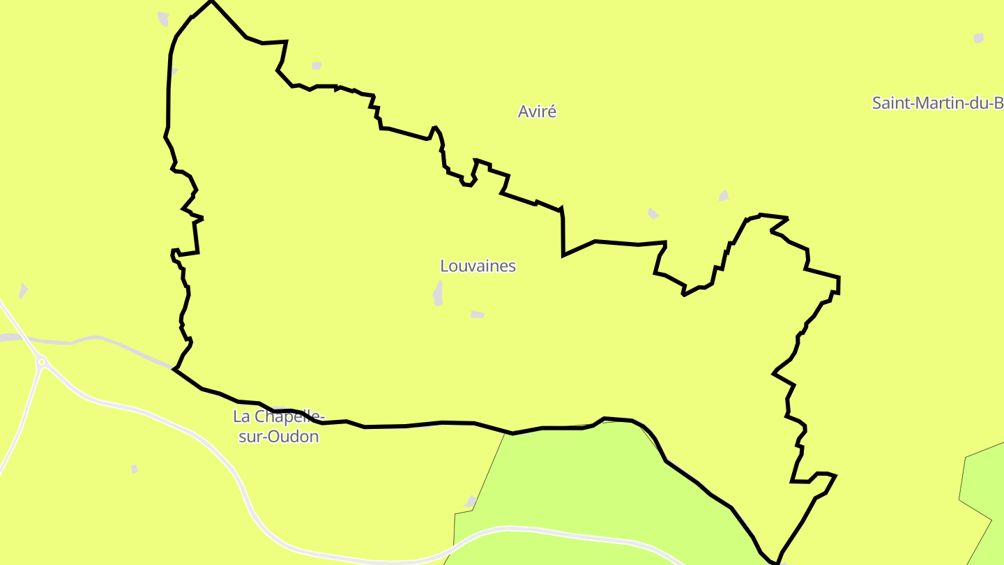 Carte des prix de l'immobilier Louvaines