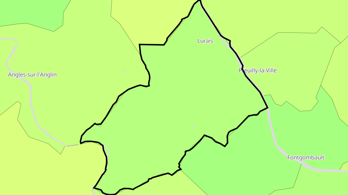 Carte des prix de l'immobilier Lurais