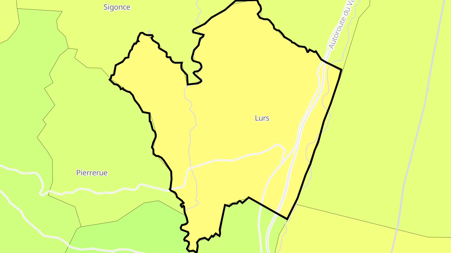 Carte des prix de l'immobilier Lurs