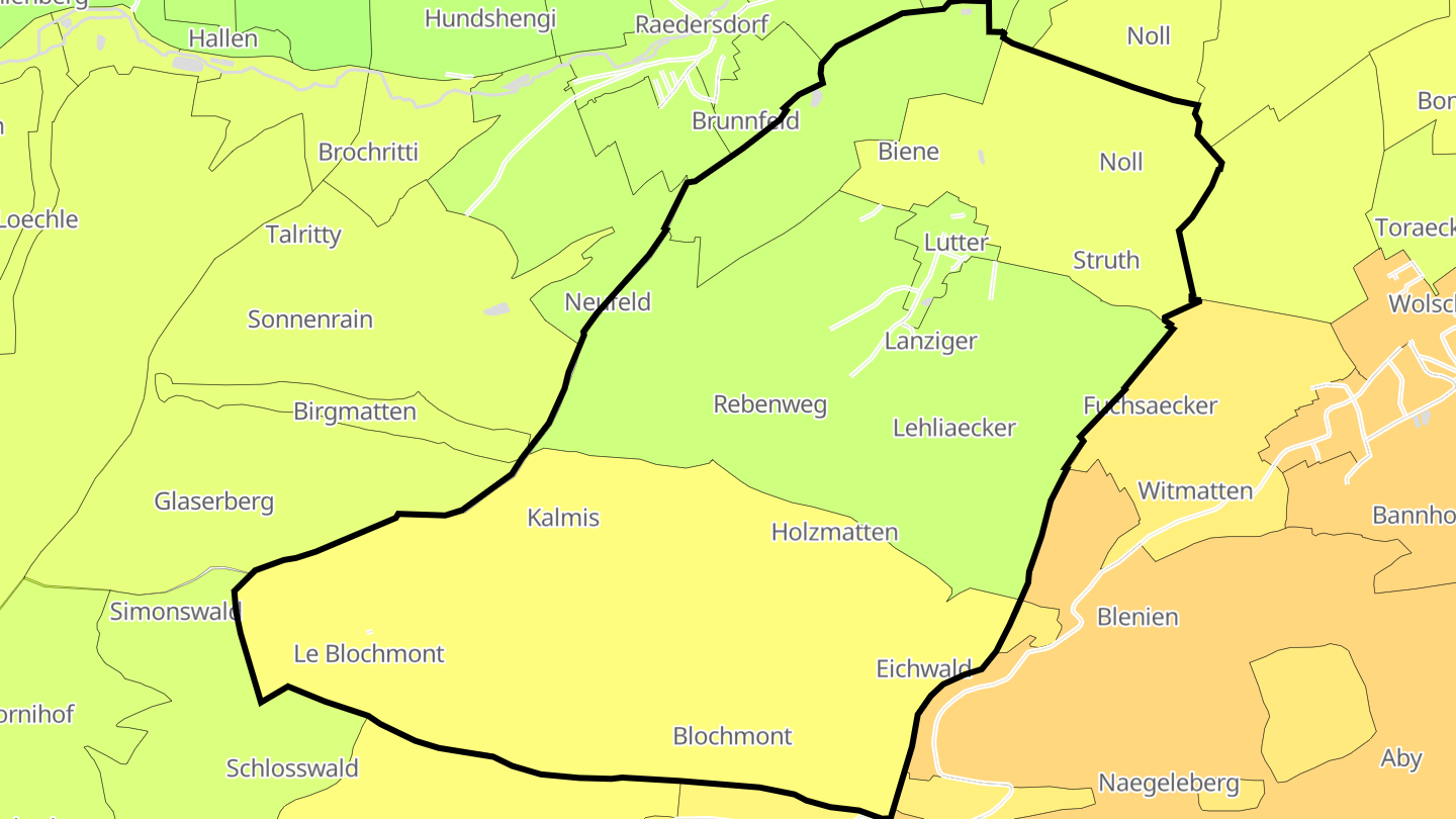 Carte des prix de l'immobilier Lutter