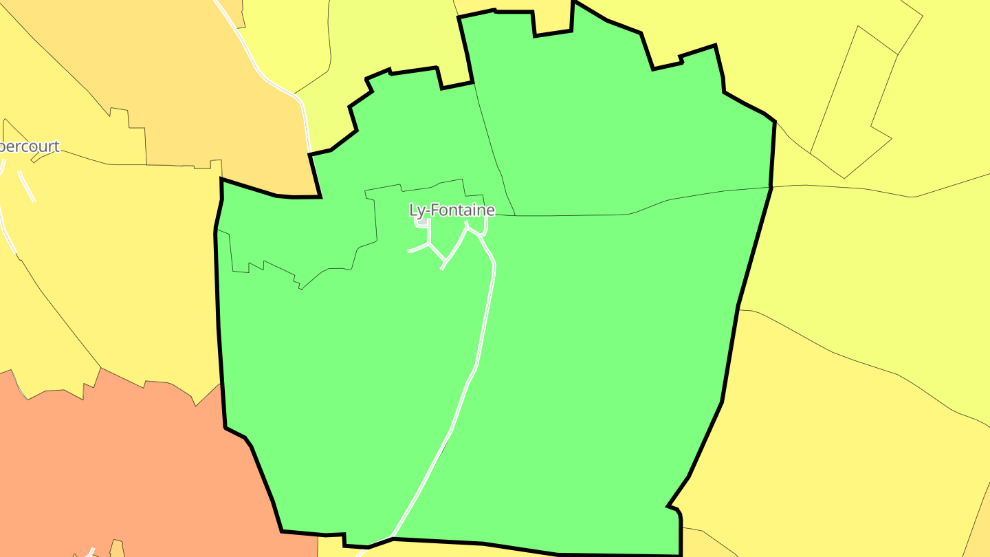 Carte des prix de l'immobilier Ly-Fontaine