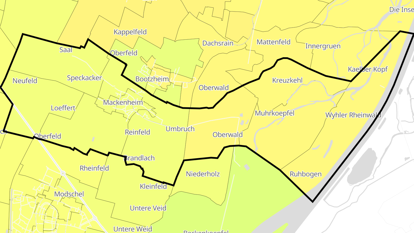 Carte des prix de l'immobilier Mackenheim