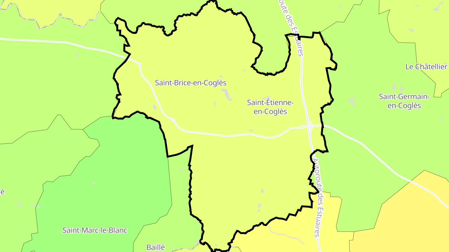 Carte des prix de l'immobilier Maen-Roch