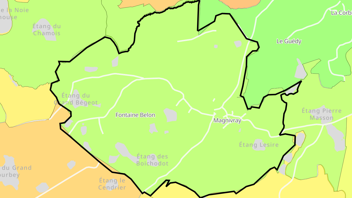 Carte des prix de l'immobilier Magnivray