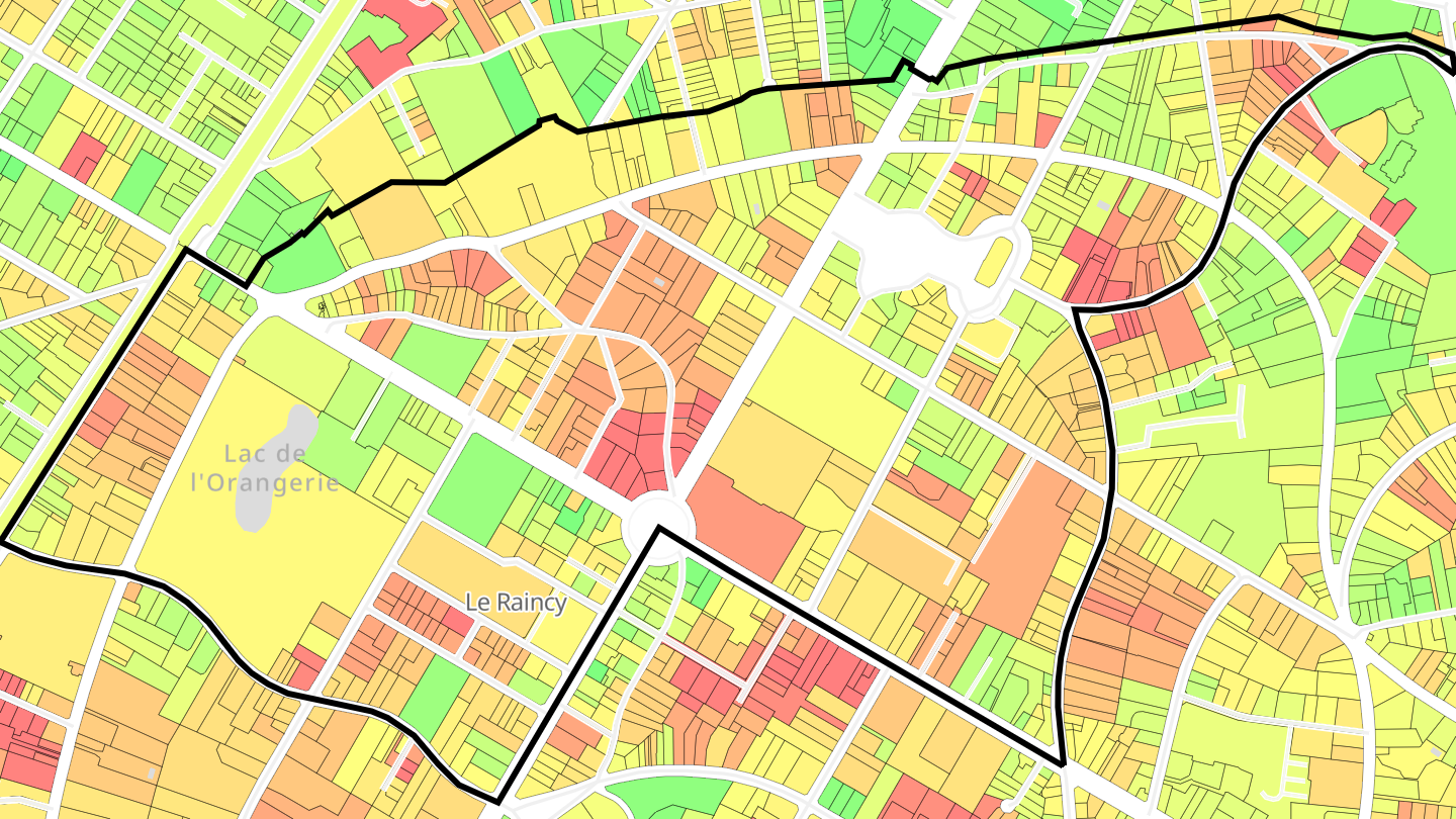 Carte des prix de l'immobilier Mairie