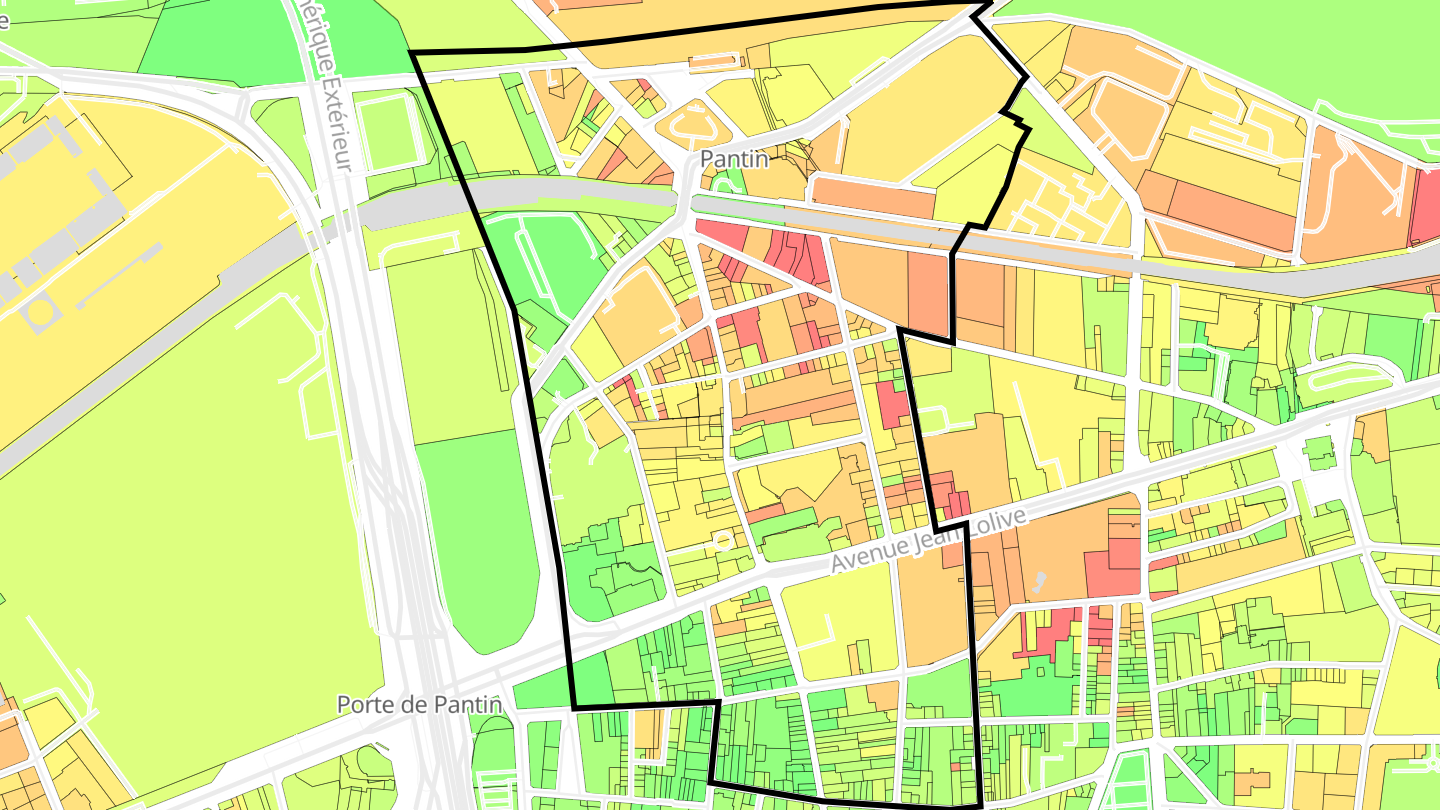 Carte des prix de l'immobilier Mairie - Hoche