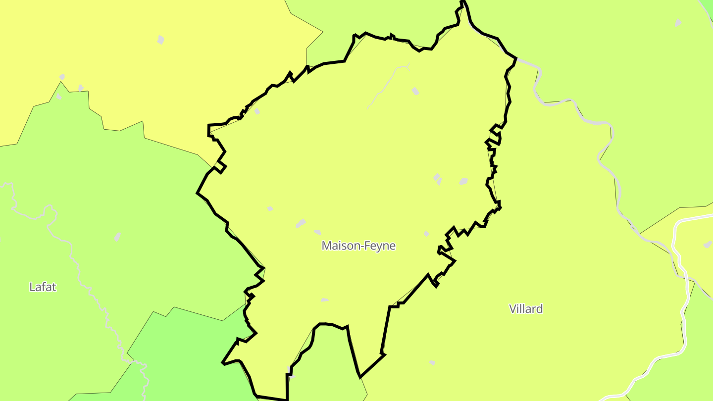 Carte des prix de l'immobilier Maison-Feyne