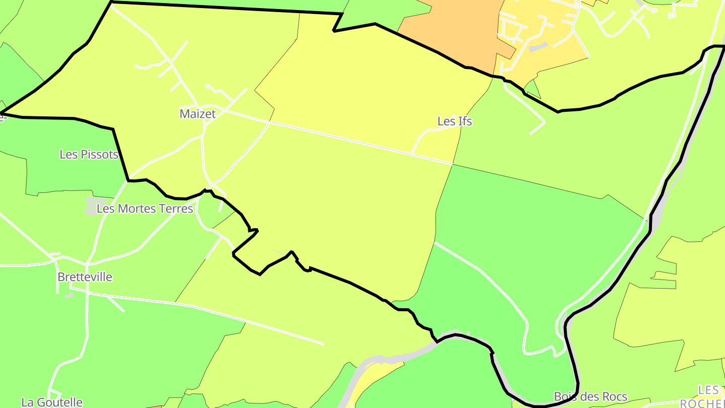 Carte des prix de l'immobilier Maizet