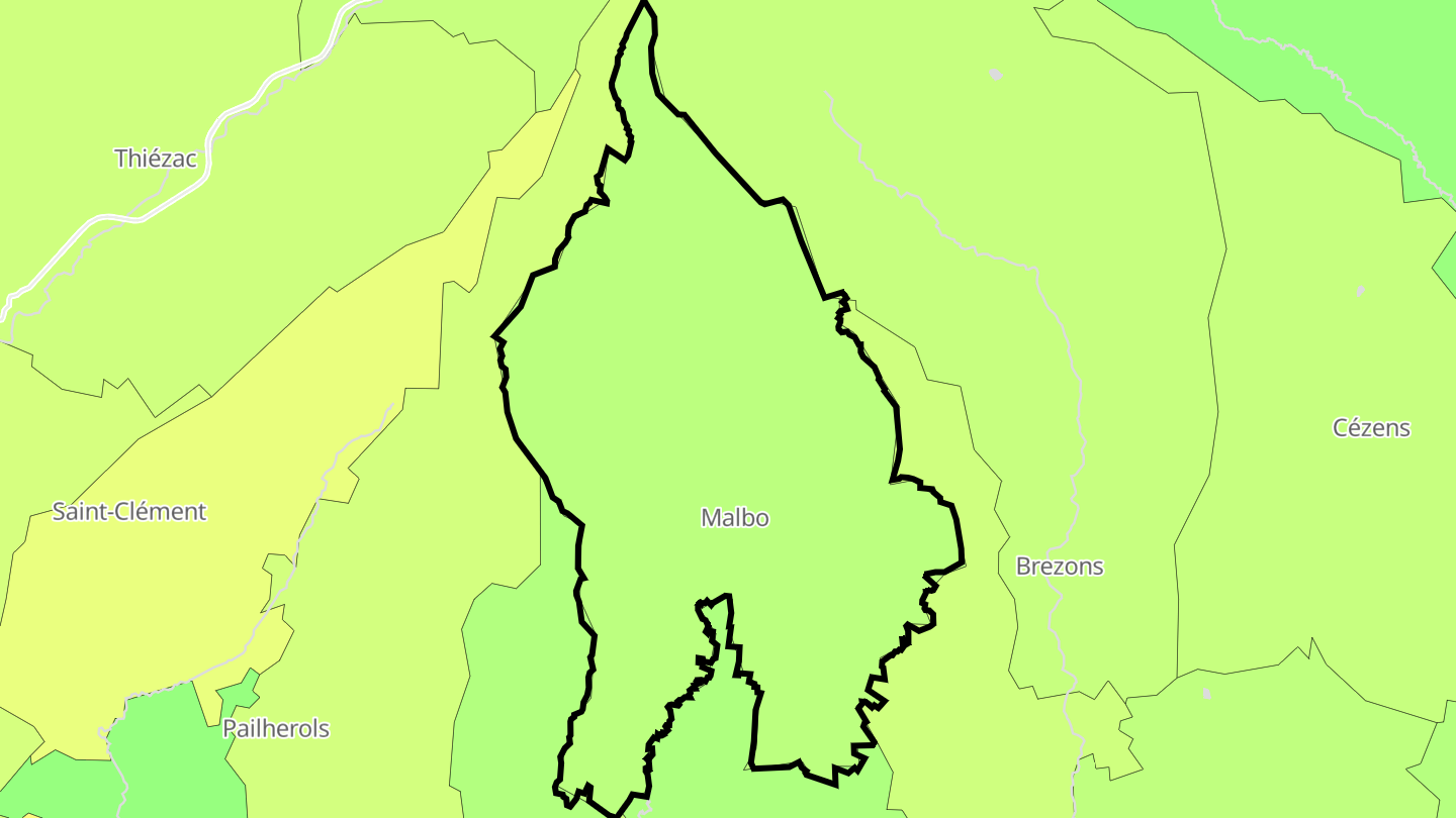 Carte des prix de l'immobilier Malbo