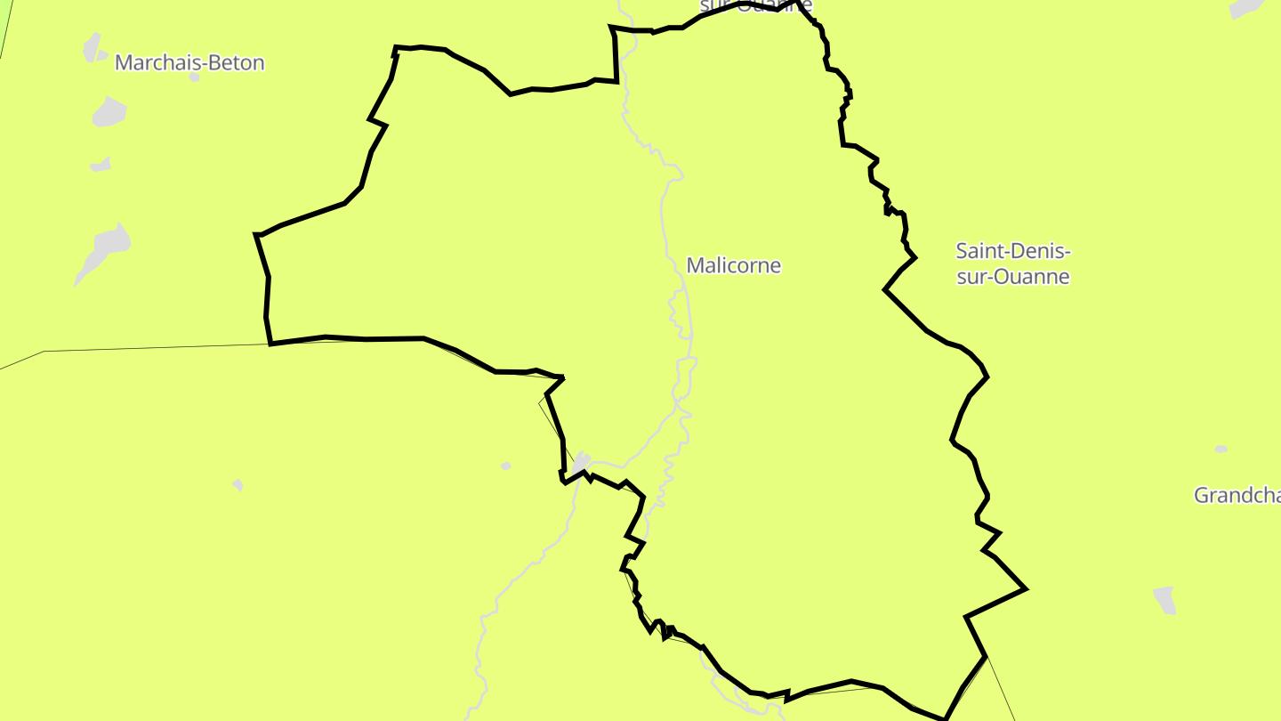 Carte des prix de l'immobilier Malicorne