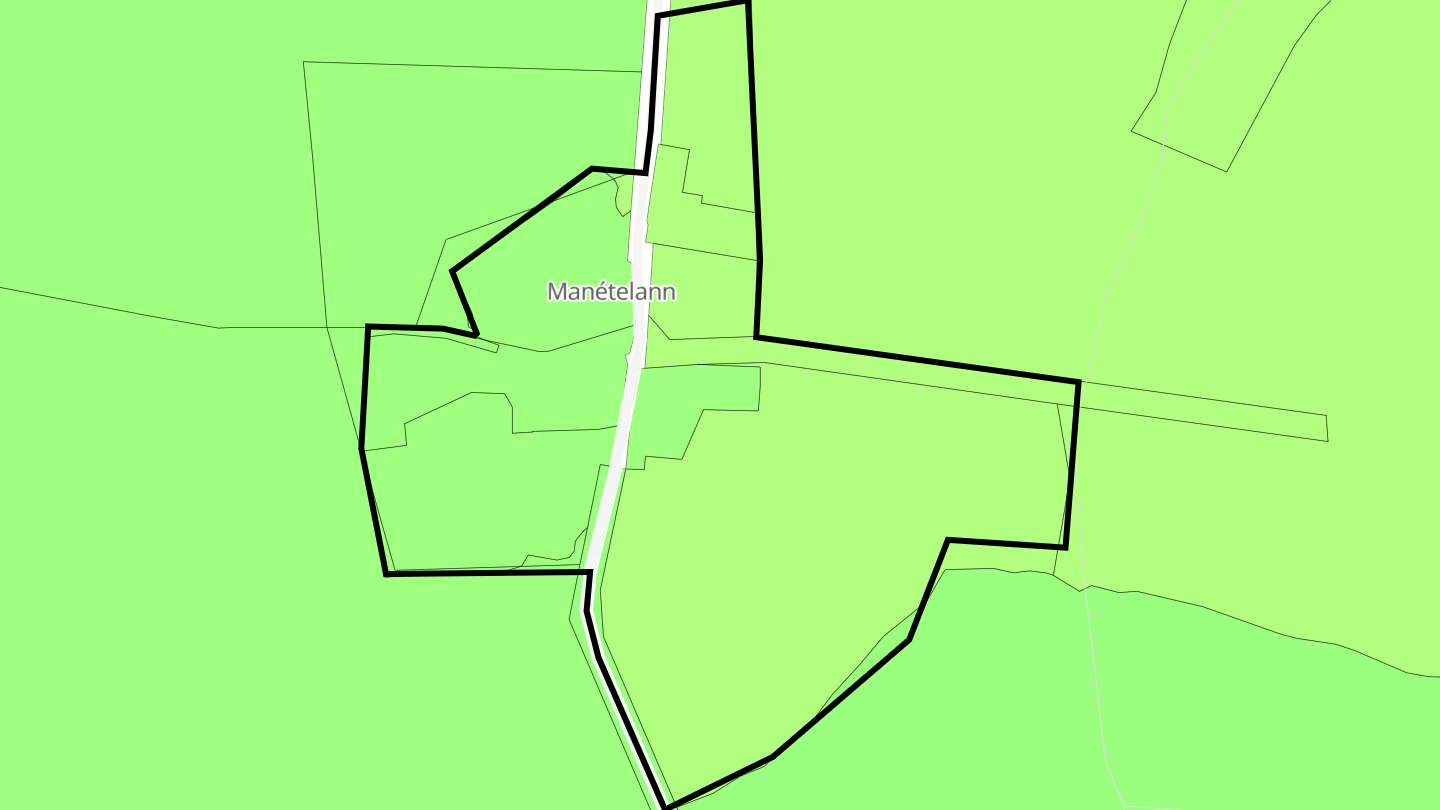Carte des prix de l'immobilier Manetelan