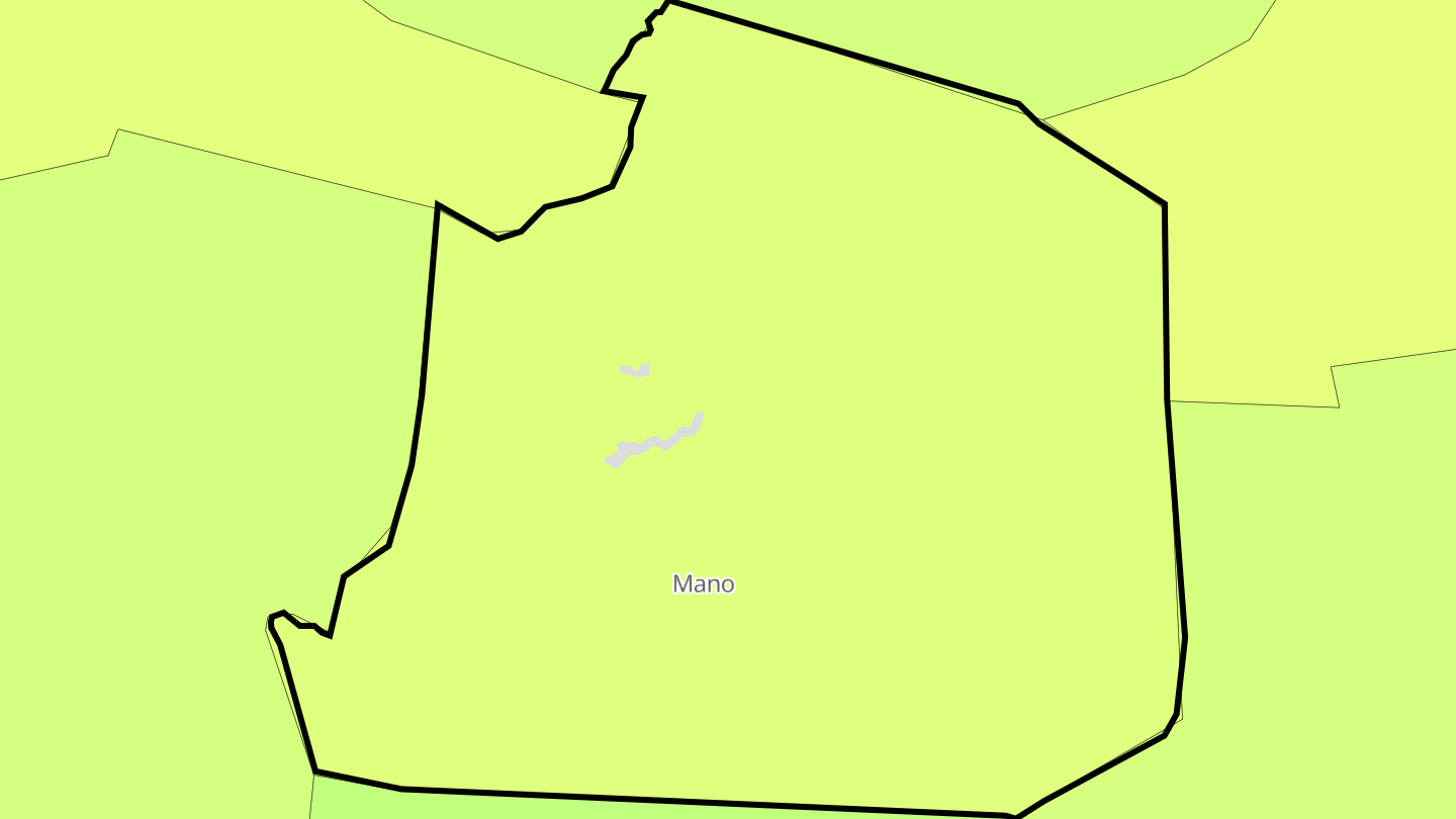 Carte des prix de l'immobilier Mano