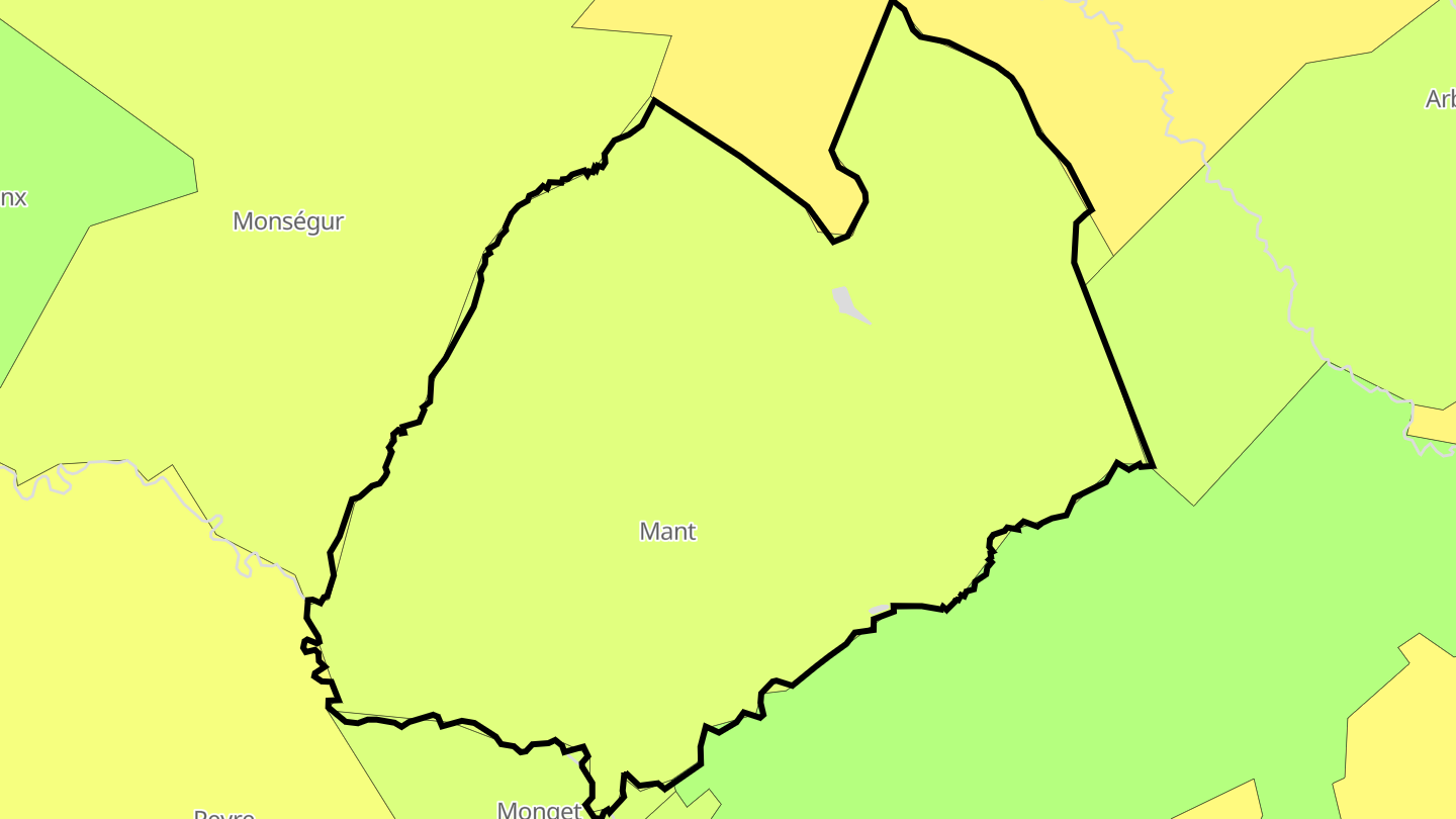 Carte des prix de l'immobilier Mant