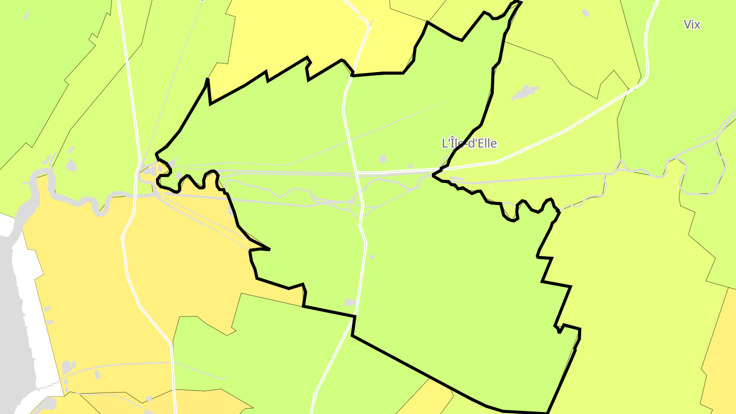 Carte des prix de l'immobilier Marans