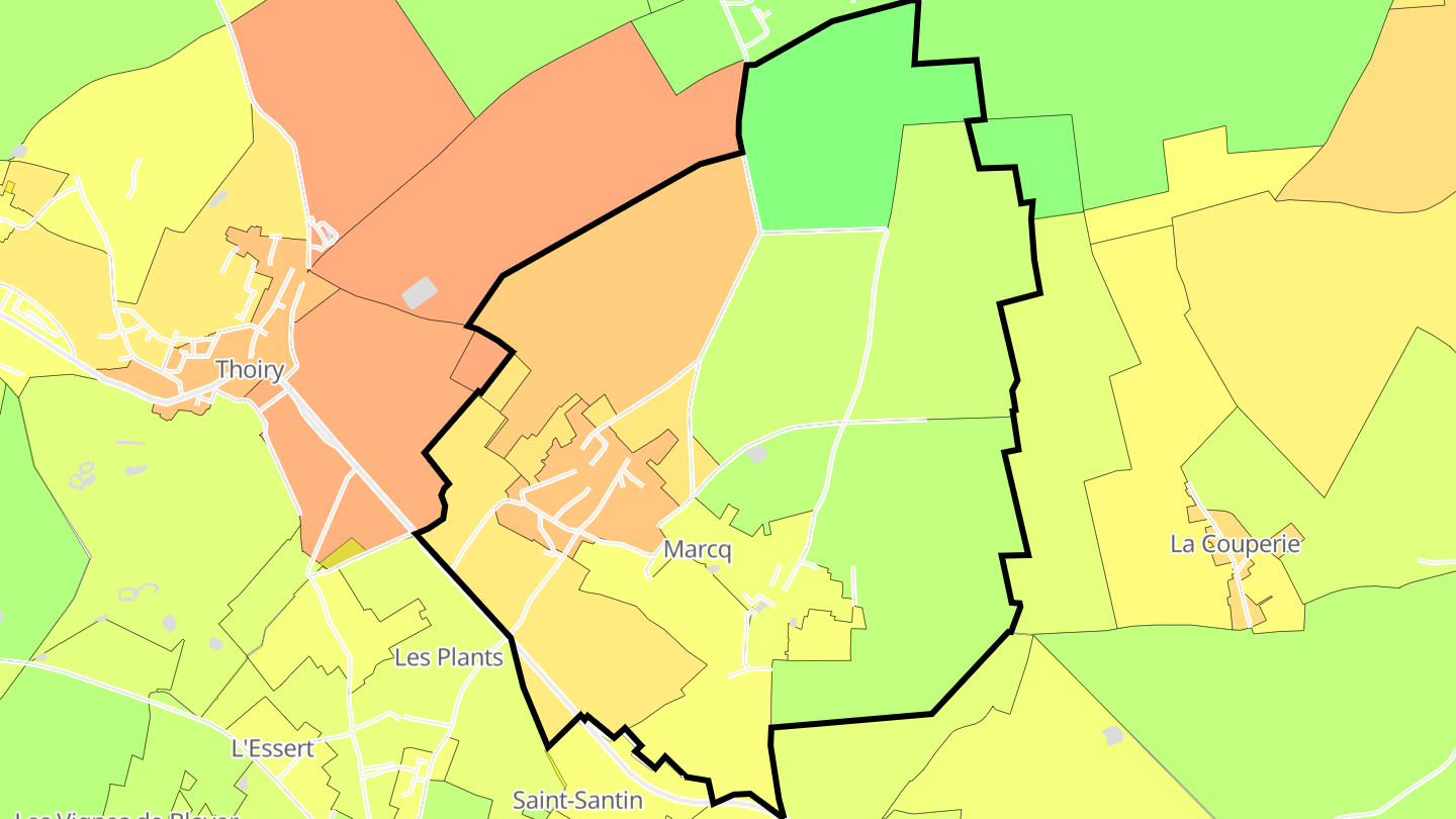 Carte des prix de l'immobilier Marcq