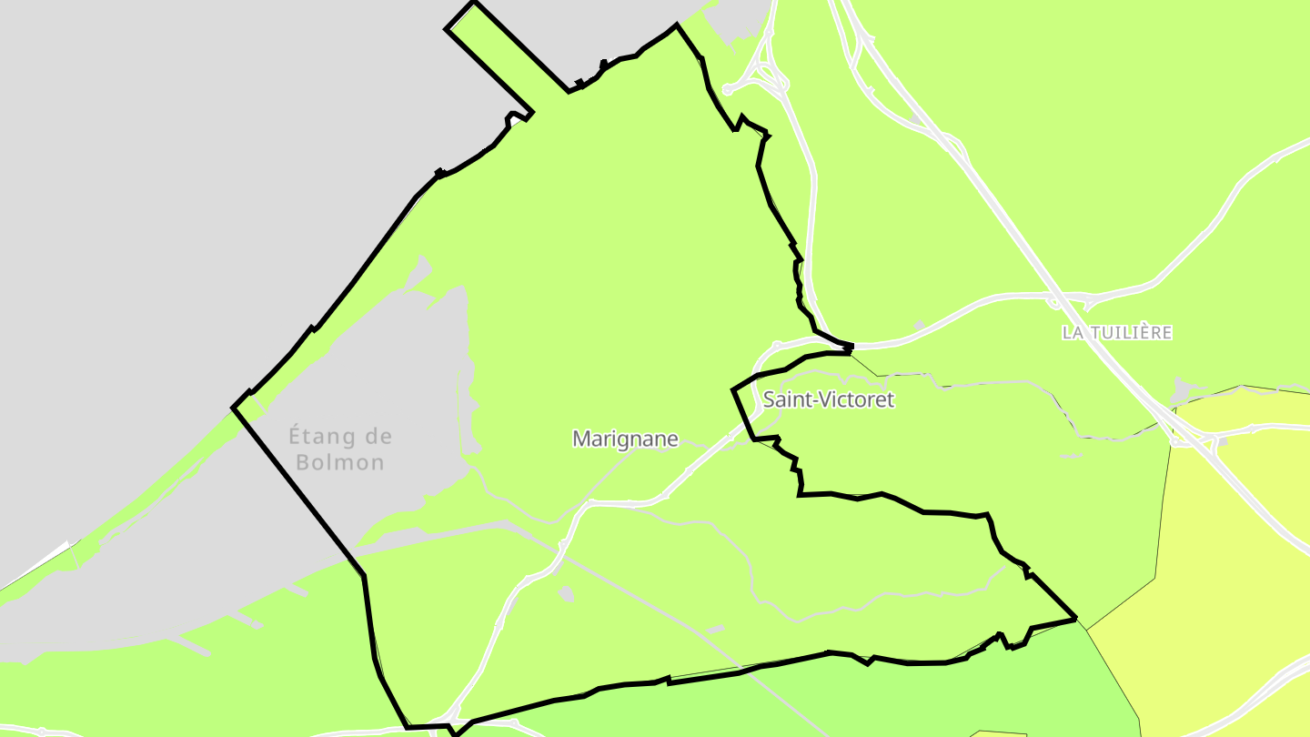 Carte des prix de l'immobilier Marignane