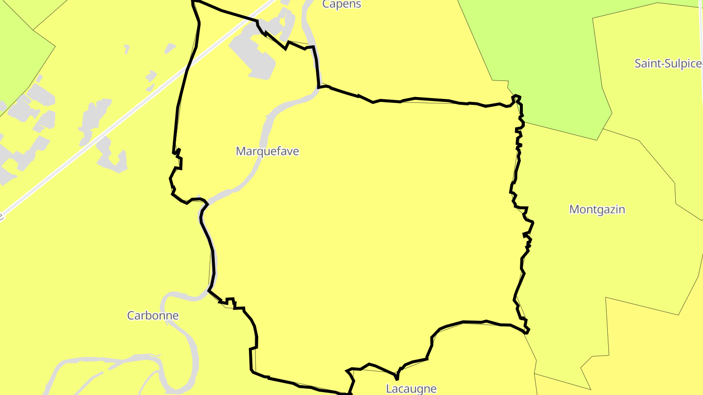 Carte des prix de l'immobilier Marquefave