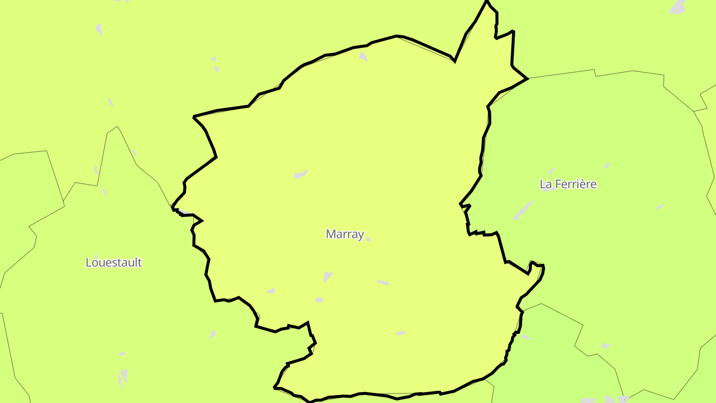 Carte des prix de l'immobilier Marray